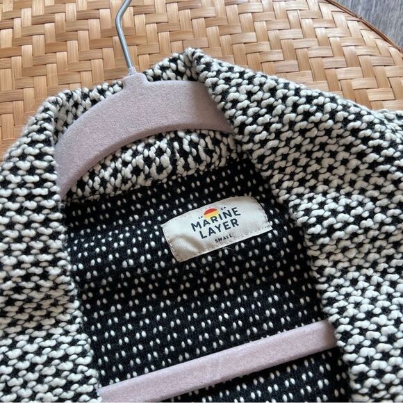 Marine Layer Black and White Cardigan - Picture 3 of 7